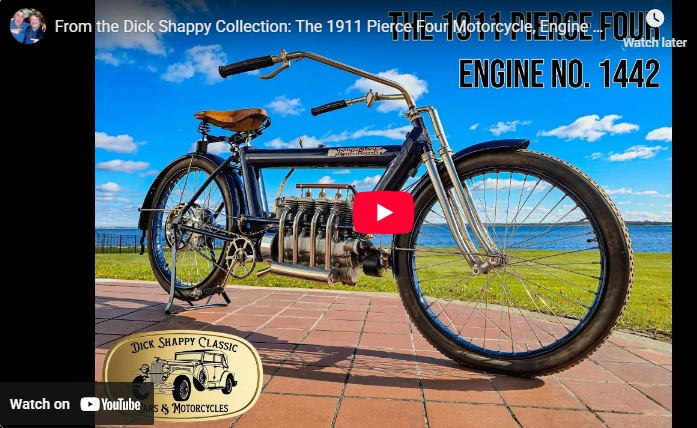 The 1911 Pierce Four Motorcycle, Engine No. 1442